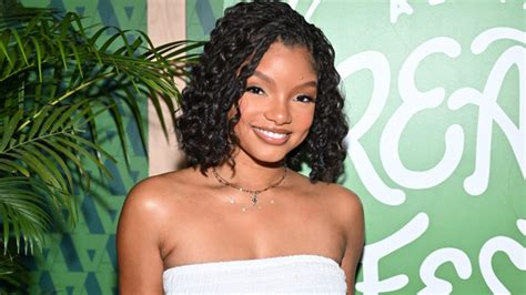 halle bailey sexy|Halle Bailey Flaunts Postpartum Body In Latest Bikini Selfie